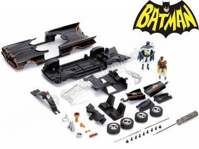 1966 TV Series Batmobile con Batman y Robin Metal KIT 1:24 Jada Toys 30873 Cochesdemetal.es
