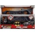 Carsdemetal.es 1989 Batmobile Batman retorna com o kit de figura do Batman Metal 1:24 Jada Toys 30874