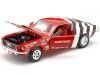 Cochesdemetal.es 1968 Ford Mustang Fastback "Sandy Elliot" Rojo / Blanco 1:18 Auto World AW259