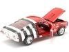 Cochesdemetal.es 1968 Ford Mustang Fastback "Sandy Elliot" Rojo / Blanco 1:18 Auto World AW259