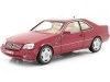 Cochesdemetal.es 1998 Mercedes-Benz CL 600 Coupe (C140) Almadine Red Metallic 1:18 Dealer Edition B66040651
