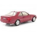 Cochesdemetal.ES 1998 Mercedes-Benz CL 600 Coupé (C140) Almadine Red Metallic 1:18 CONCESSIONNAIRE ÉDITION B66040651