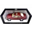 Carsdemetal.es 1998 Mercedes-Benz CL 600 Coupe (C140) Almadine Red Metallic 1:18 Dealer Edition B66040651
