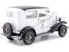 Cochesdemetal.es 1931 Ford Model A Tudor Police Car Blanco / Negro 1:18 Sun Star 6108