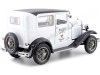Cochesdemetal.es 1931 Ford Model A Tudor Police Car Blanco/Negro 1:18 Sun Star 6108