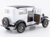 Cochesdemetal.es 1931 Ford Model A Tudor Police Car Blanco / Negro 1:18 Sun Star 6108