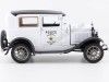 Cochesdemetal.es 1931 Ford Model A Tudor Police Car Blanco / Negro 1:18 Sun Star 6108