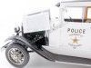 Cochesdemetal.es 1931 Ford Model A Tudor Police Car Blanco / Negro 1:18 Sun Star 6108