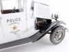 Cochesdemetal.es 1931 Ford Model A Tudor Police Car Blanco / Negro 1:18 Sun Star 6108