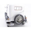 Cochesdemetal.es 1931 Ford Model A Tudor Police Car Blanco / Negro 1:18 Sun Star 6108