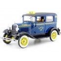 Carsdemetal.es 1931 Ford Modèle A Tudor Taxi Carc bleu / jaune 1:18 Sun Star 6107