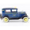 Carsdemetal.es 1931 Ford Modèle A Tudor Taxi Carc bleu / jaune 1:18 Sun Star 6107