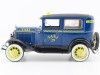 Carsdemetal.es 1931 Ford Modèle A Tudor Taxi Carc bleu / jaune 1:18 Sun Star 6107