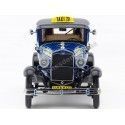 Carsdemetal.es 1931 Ford Modèle A Tudor Taxi Carc bleu / jaune 1:18 Sun Star 6107