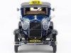 Cochesdemetal.es 1931 Ford Model A Tudor TAXI Car Azul/Amarillo 1:18 Sun Star 6107