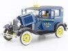 Cochesdemetal.es 1931 Ford Model A Tudor TAXI Car Azul/Amarillo 1:18 Sun Star 6107