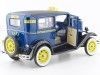 Carsdemetal.es 1931 Ford Modèle A Tudor Taxi Carc bleu / jaune 1:18 Sun Star 6107