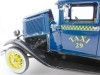 Carsdemetal.es 1931 Ford Modèle A Tudor Taxi Carc bleu / jaune 1:18 Sun Star 6107