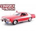 Cochesdemetal.es 1974 Ford Gran Torino "Starsky & Hutch" Rojo/Blanco 1:24 Greenlight 84042