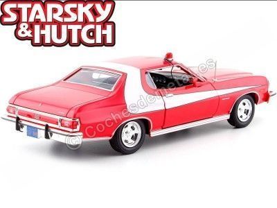 Cochesdemetal.es 1974 Ford Gran Torino "Starsky & Hutch" Rojo/Blanco 1:24 Greenlight 84042 2
