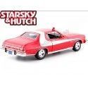 Cochesdemetal.es 1974 Ford Gran Torino "Starsky & Hutch" Rojo/Blanco 1:24 Greenlight 84042