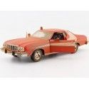 Carsdemetal.es 1974 Ford Gran Torino "Starsky & Hutch" Dirty Red / White 1:24 Greenlight 84121