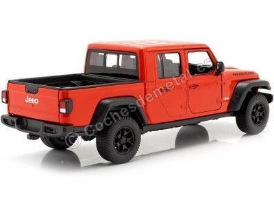 Cochesdemetal.es 2007 Jeep Gladiator Rubicon Pickup Orange 1:27 Welly 24103 2