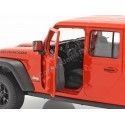 Cochesdemetal.es 2007 Jeep Gladiator Rubicon Pickup Orange 1:27 Welly 24103