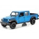 Cochesdemetal.es 2007 Jeep Gladiator Rubicon Pickup Blue Metallic 1:27 Welly 24103