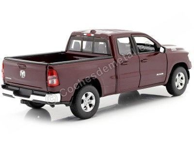 Cochesdemetal.es 2017 Dodge Ram 1500 Dark Red 1:27 Welly 24104 2