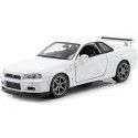 Cochesdemetal.es 1999 Nissan Skyline GT-R (R34) Blanco 1:24 Welly 24108
