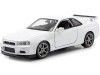 Cochesdemetal.es 1999 Nissan Skyline GT-R (R34) Blanco 1:24 Welly 24108