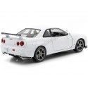 Cochesdemetal.es 1999 Nissan Skyline GT-R (R34) Blanco 1:24 Welly 24108