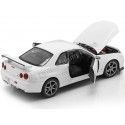 Cochesdemetal.es 1999 Nissan Skyline GT-R (R34) Blanco 1:24 Welly 24108