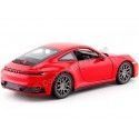 Carsdemetal.es 2022 Porsche 911 (996) Carrera 4s Vermelho 1:24 Welly 24099