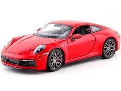 Cochesdemetal.es 2022 Porsche 911 (996) Carrera 4S Rojo 1:24 Welly 24099