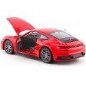 Carsdemetal.es 2022 Porsche 911 (996) Carrera 4s Vermelho 1:24 Welly 24099