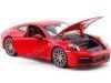Carsdemetal.es 2022 Porsche 911 (996) Carrera 4s Vermelho 1:24 Welly 24099