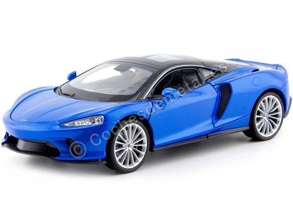 Cochesdemetal.es 2019 McLaren GT Azul Metalizado 1:24 Welly 24105