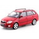 Cochesdemetal.es 2009 Skoda Fabia Combi II Rojo 1:24 Welly 22519