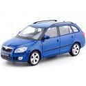 Cochesdemetal.es 2009 Skoda Fabia Combi II Azul Metalizado 1:24 Welly 22519