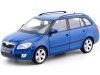 Cochesdemetal.es 2009 Skoda Fabia Combi II Azul Metalizado 1:24 Welly 22519