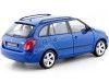 Carsdemetal.es 2009 Skoda Fabia combi II azul metálico 1:24 Welly 22519