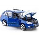 Carsdemetal.es 2009 Skoda Fabia combi II azul metálico 1:24 Welly 22519