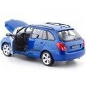 Carsdemetal.es 2009 Skoda Fabia combi II azul metálico 1:24 Welly 22519