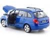 Carsdemetal.es 2009 Skoda Fabia combi II azul metálico 1:24 Welly 22519