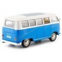 CARSDEMETAL.ES 1963 Volkswagen VW T1 Blue Bus / Beige 1:24 Welly 22095
