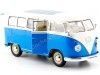 CARSDEMETAL.ES 1963 Volkswagen VW T1 Blue Bus / Beige 1:24 Welly 22095