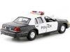 Cochesdemetal.es 1999 Ford Crown Victoria Police Car Black/White 1:24 Welly 22082