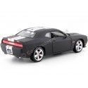 Cochesdemetal.es 2012 Dodge Challenger Srt Matte Black 1:24 Welly 24049